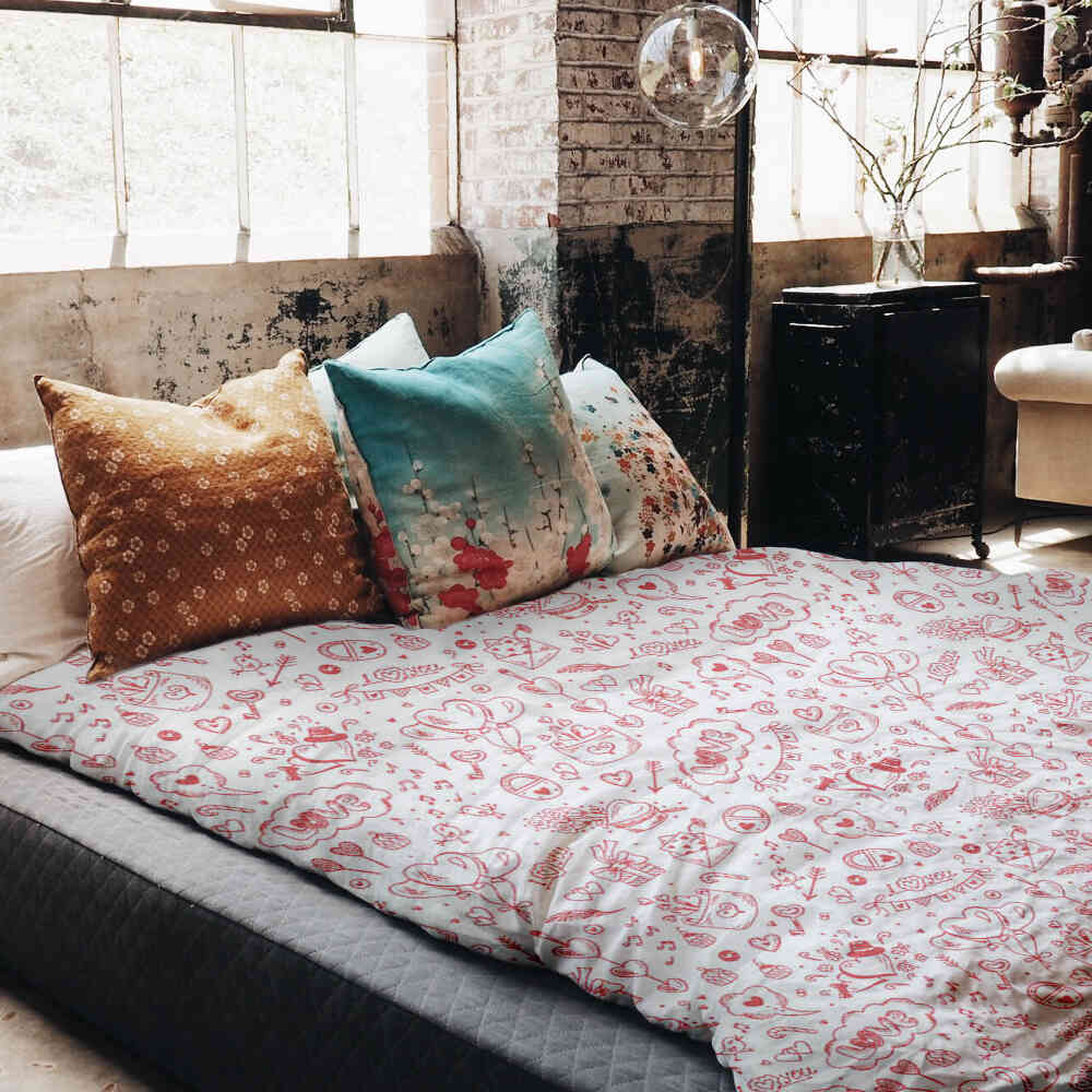 Set de ropa de cama Therapiedecken Sé mi Valentín