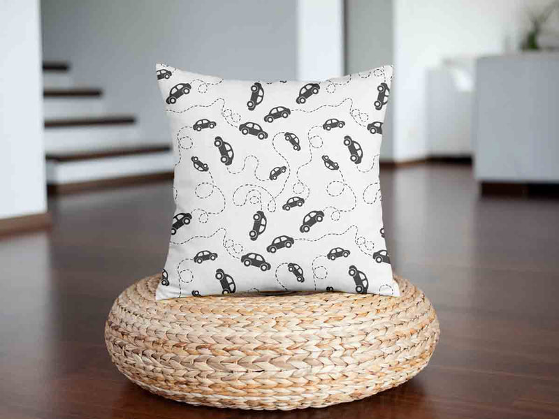 Almohada de salud con autos negros
