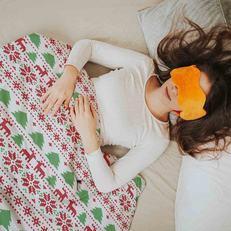 Juego de ropa de cama con manta terapéutica Navidad en Noruega