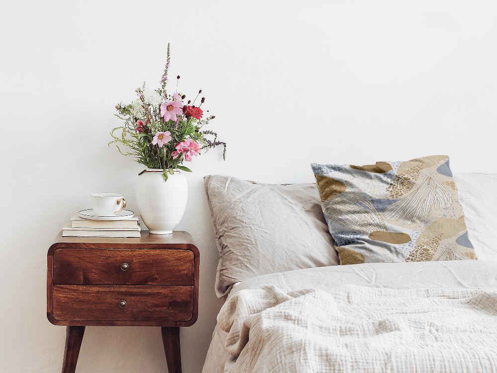 Almohada de salud anémona de mar dorada