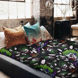 Juego de ropa de cama con manta terapéutica Joker colorido