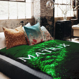 Manta terapéutica original - Funda de algodón verde Matrix DNA