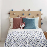 Manta terapéutica original - Funda de algodón con plumas