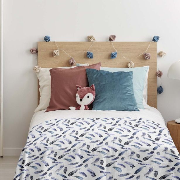 Manta terapéutica original - Funda de algodón con plumas