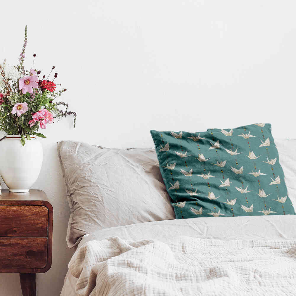 Almohada de salud Origami Cisne