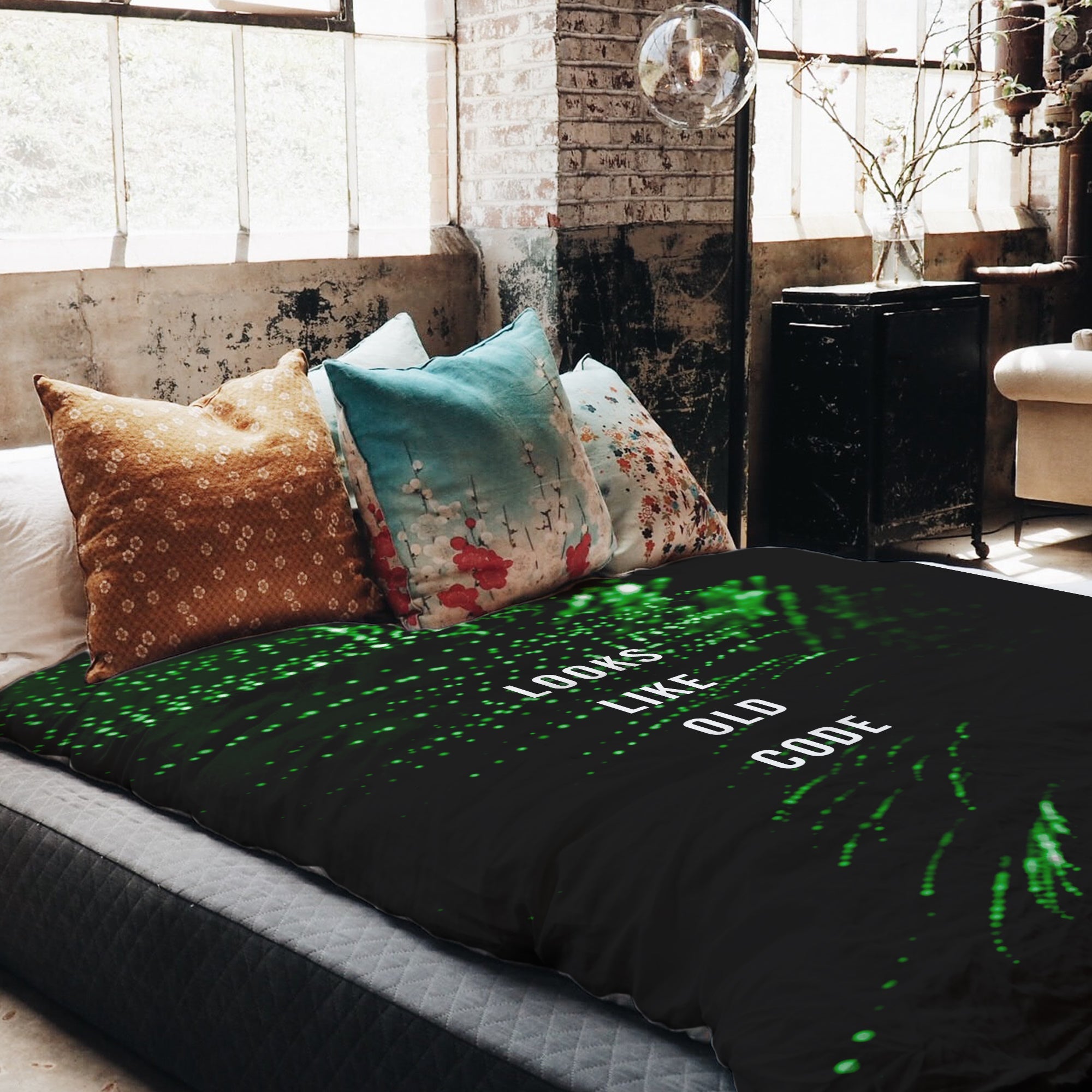Original Therapiedecke - Juego de ropa de cama de algodón verde Looks Like