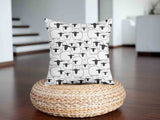 Almohada de salud blanca con ovejas