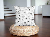 Almohada de salud blanca con perros