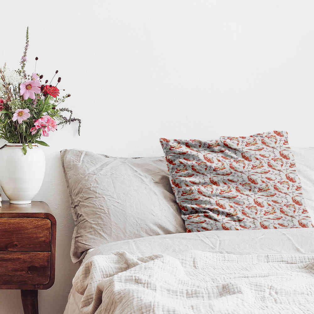 Almohada de salud carpa naranja