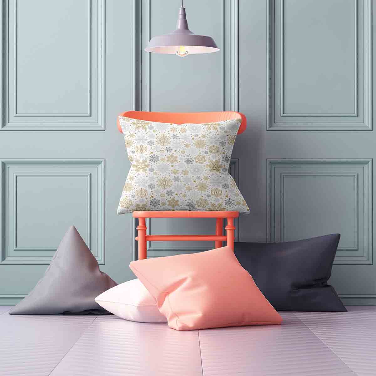 Almohada de salud tormenta de nieve clara