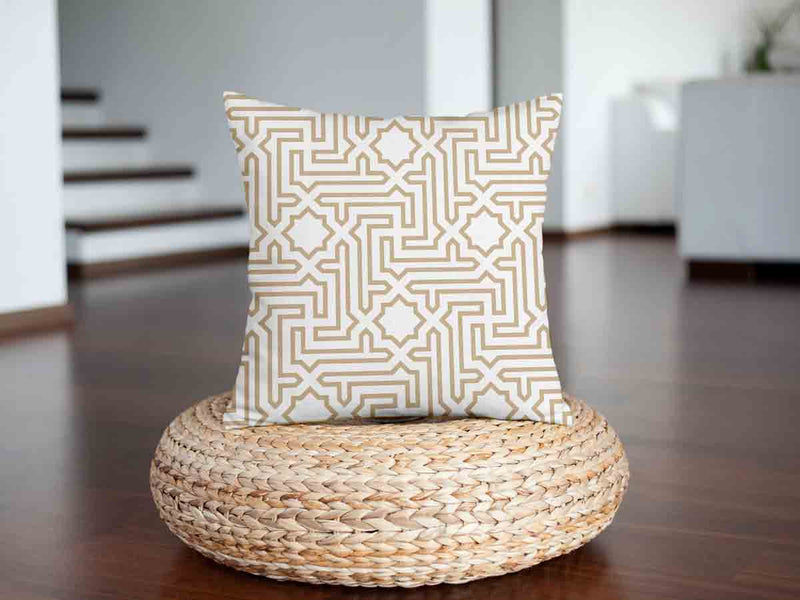 Almohada de salud beige con formas
