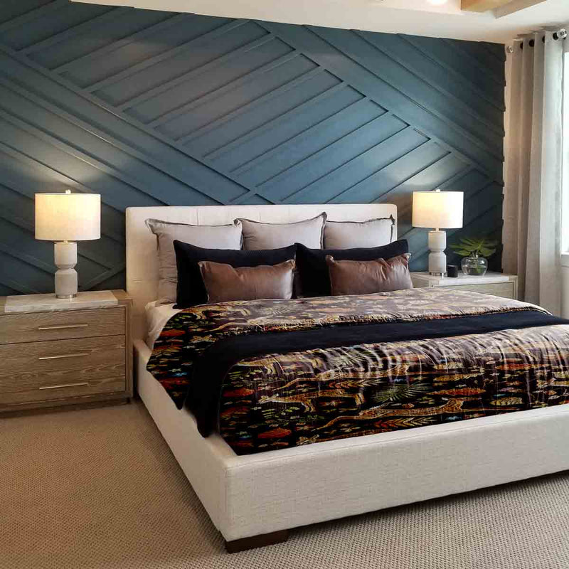Set de ropa de cama con manta terapéutica marrón con ciervo