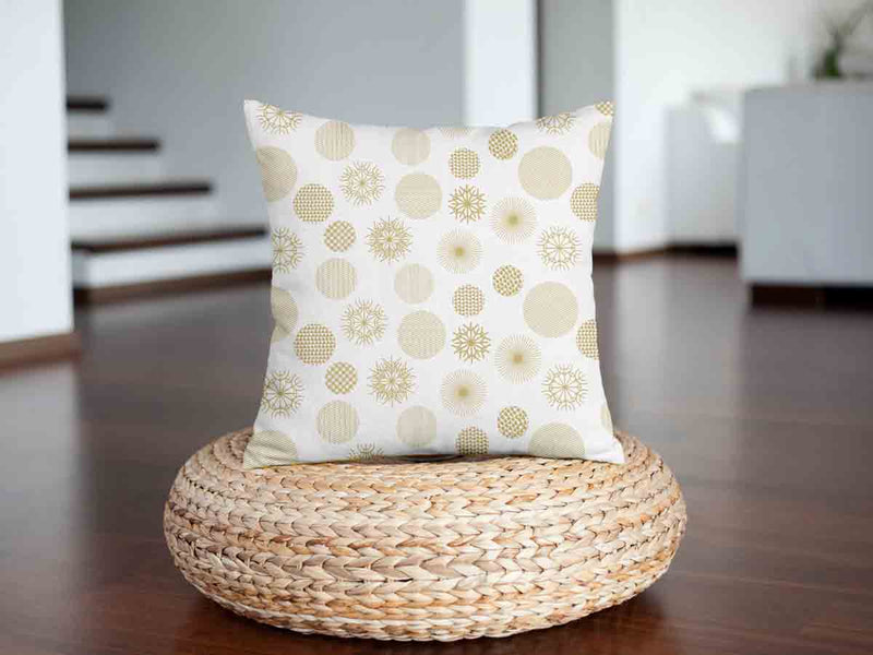 Almohada de salud adorno navideño dorado