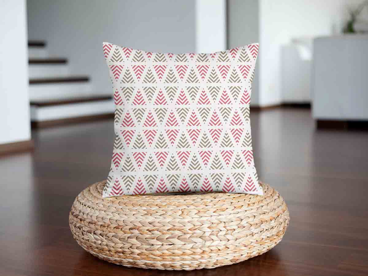 Almohada de salud triángulos navideños