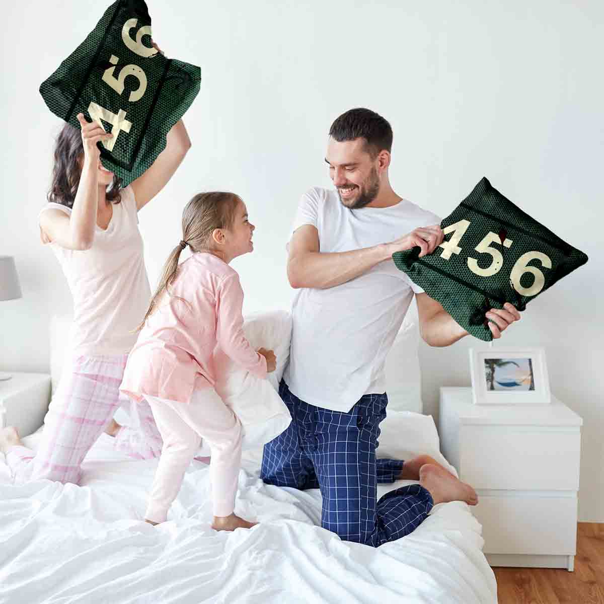 Almohada de salud verde 456