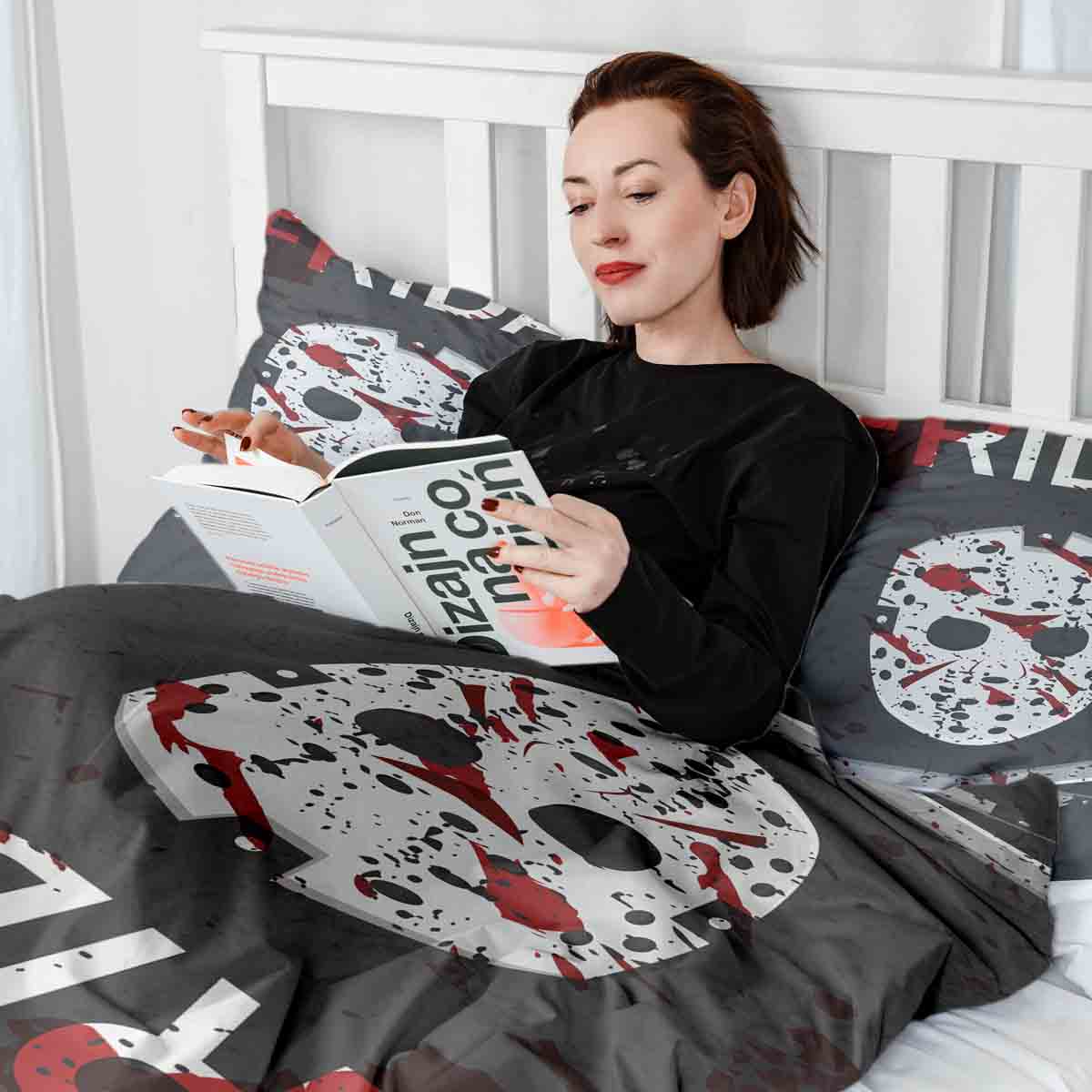 Set de ropa de cama con manta terapéutica Hannibal