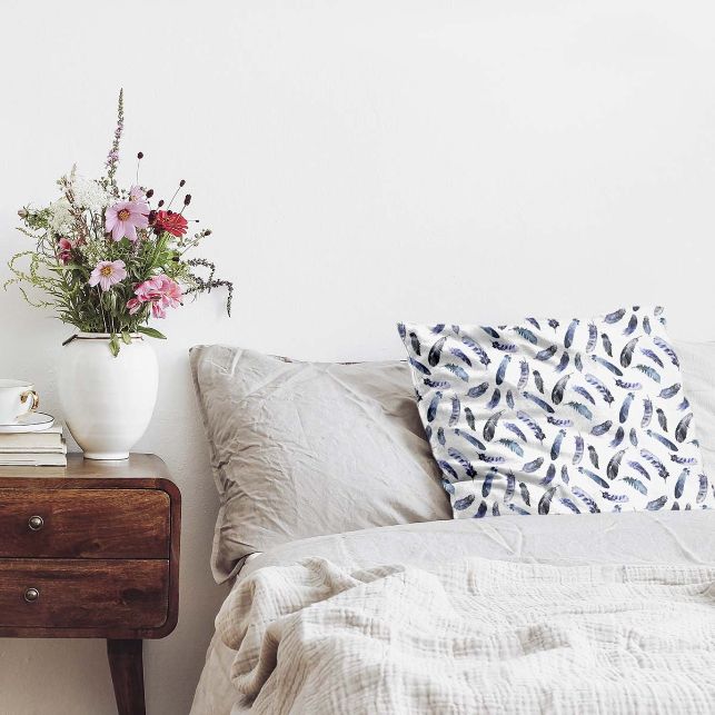 Almohada de salud con plumas