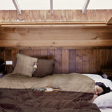 Set de ropa de cama con manta terapéutica marrón Ackerland