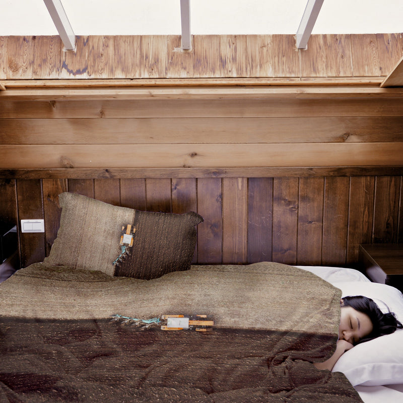 Set de ropa de cama con manta terapéutica marrón Ackerland