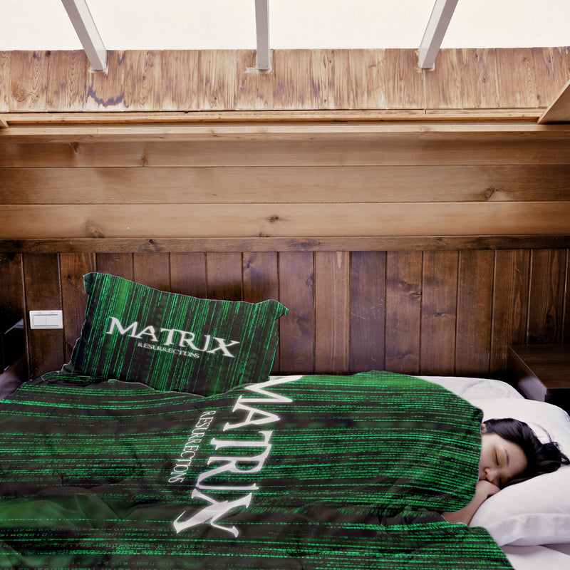 Manta terapéutica original - Funda de algodón Matrix en verde