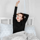 Juego de ropa de cama con mantas terapéuticas blancas con formas 3D