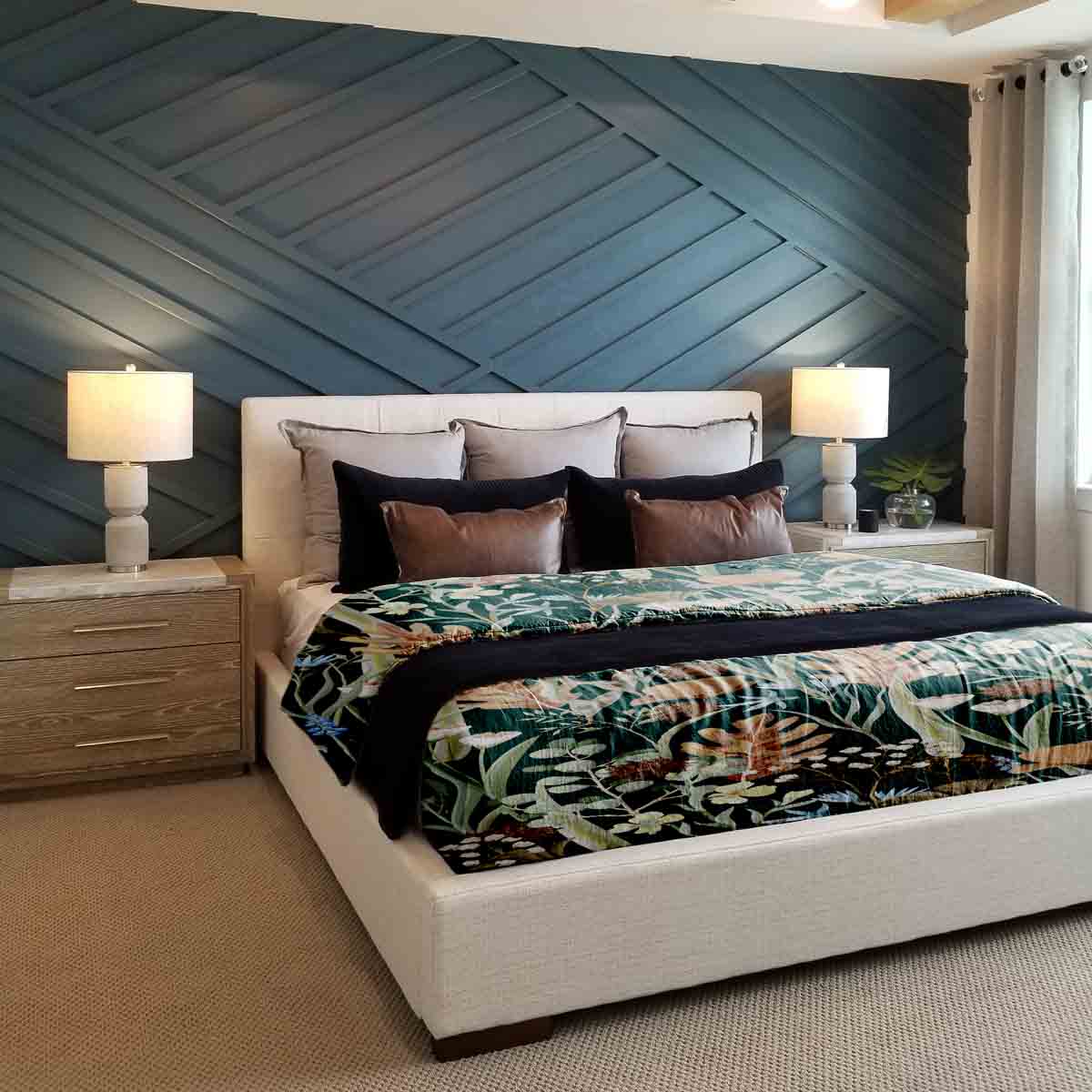 Set de ropa de cama con manta terapéutica Pradera de otoño