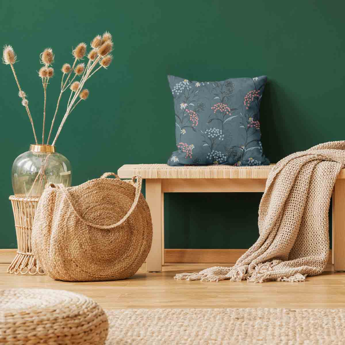 Almohada de salud flores de primavera