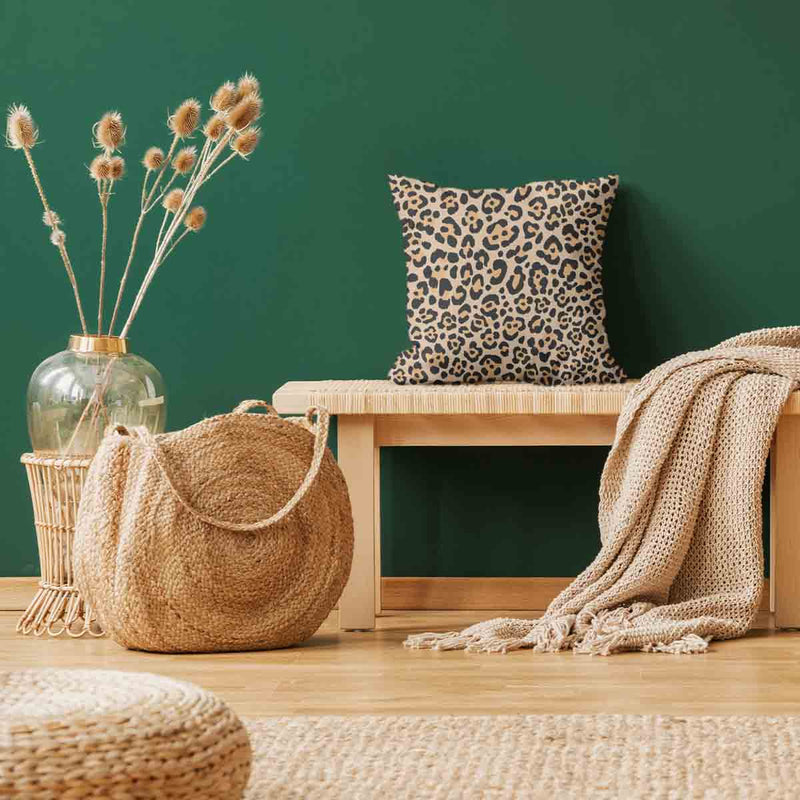 Almohada de salud con estampado de leopardo