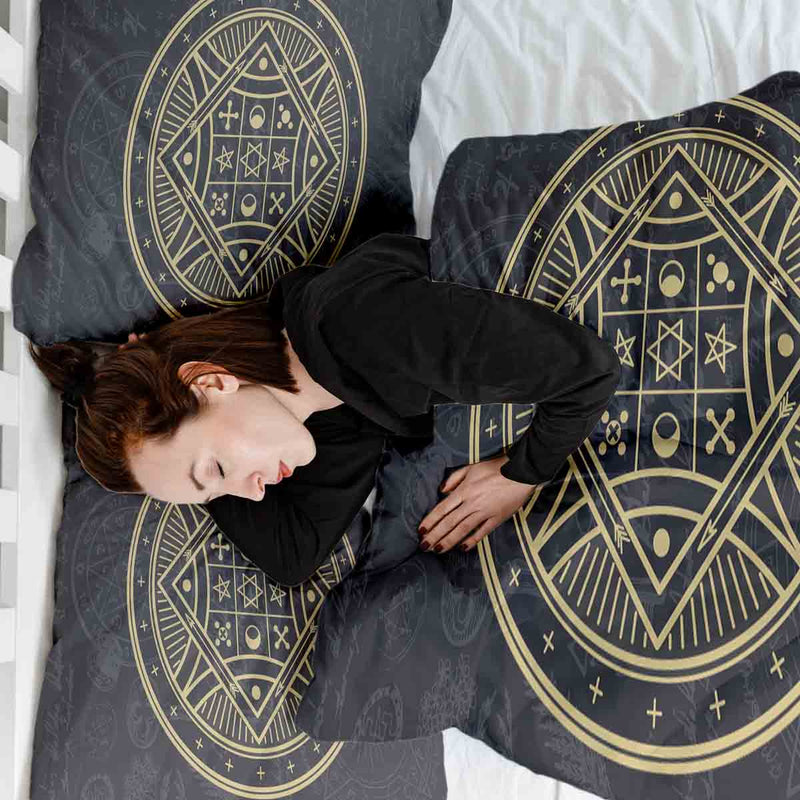 Set de ropa de cama con manta terapéutica Mystik