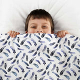 Manta terapéutica original - Funda de algodón con plumas