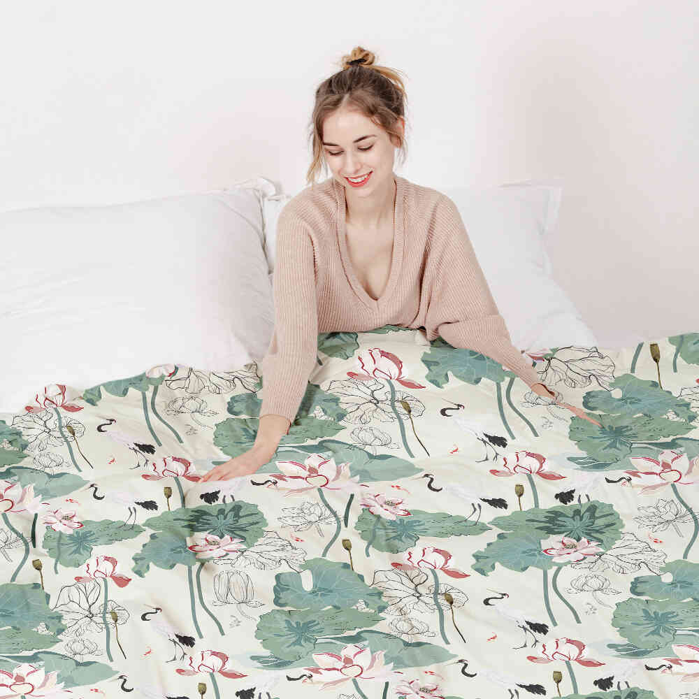 Set de ropa de cama con manta terapéutica Seerose