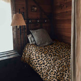 Manta terapéutica original - Funda de algodón con estampado de leopardo