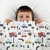 Manta terapéutica original - Manta ponderada para autos con funda de algodón para niños