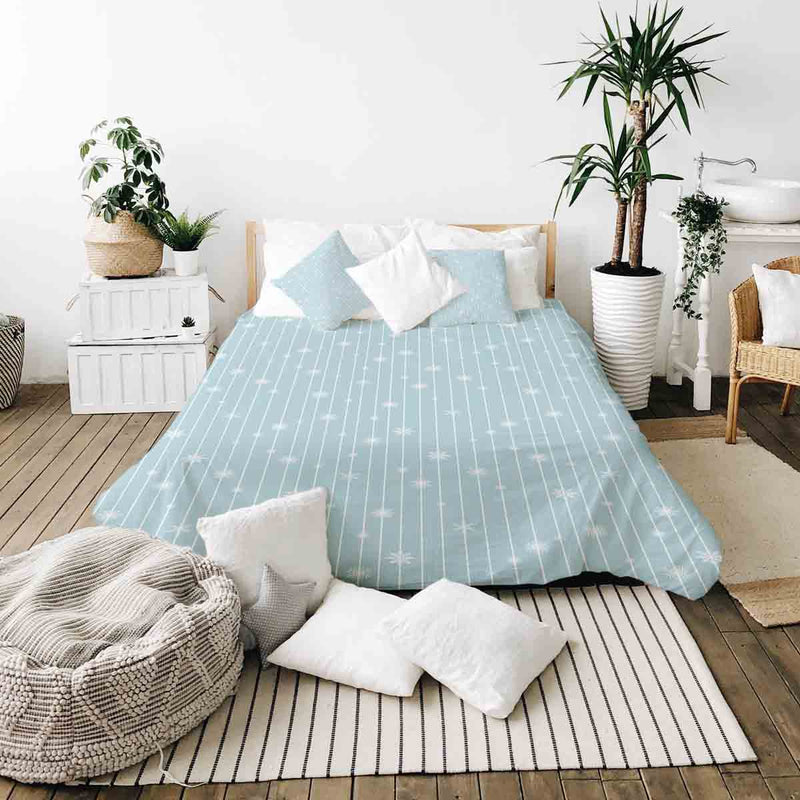 Set de ropa de cama y manta terapéutica Elsa Estrellas