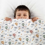 Manta terapéutica original - Funda de algodón Globo aerostático