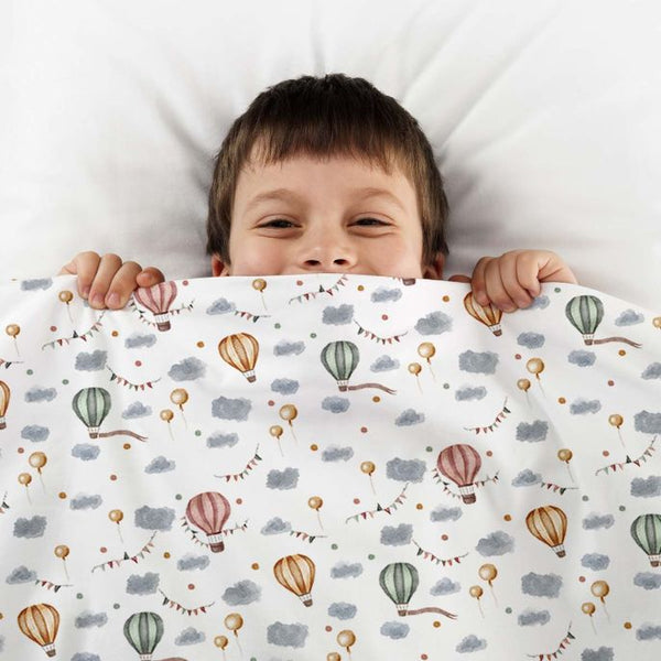 Manta terapéutica original - Funda de algodón Globo aerostático