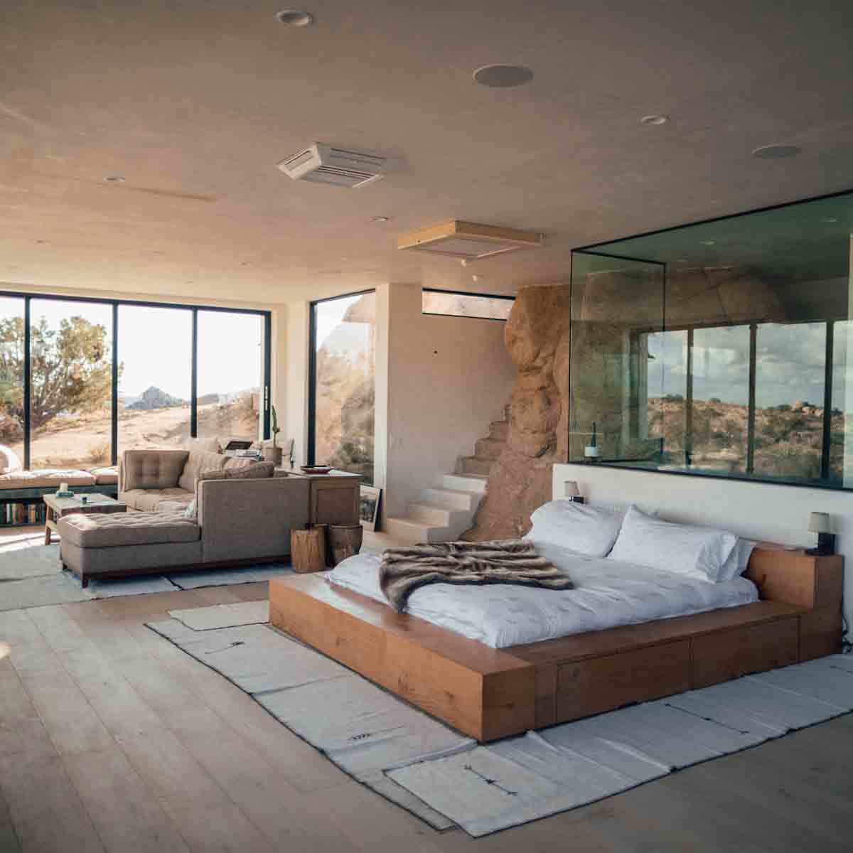 Manta terapéutica original - Funda de algodón blanca con ramas rosas