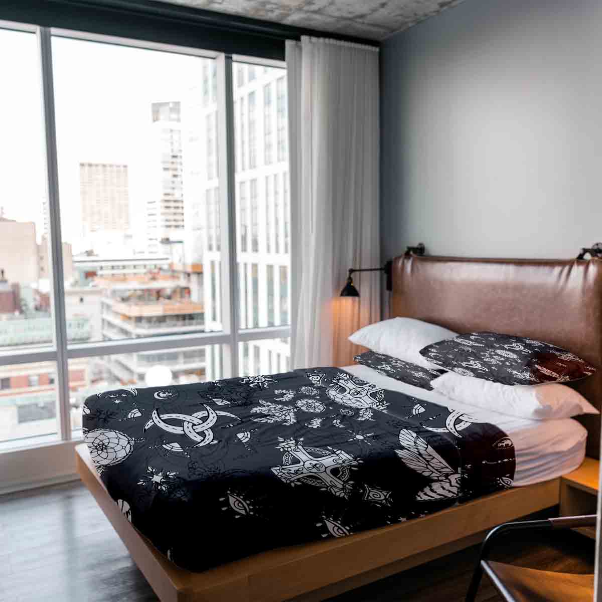 Set de ropa de cama con manta terapéutica Libélula espeluznante