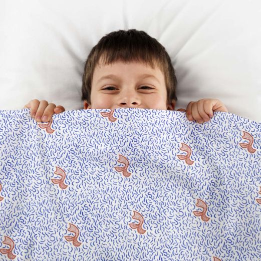 Manta terapéutica original - Funda de algodón aletas