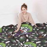 Juego de ropa de cama con manta terapéutica Joker colorido