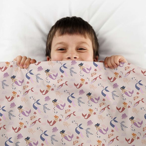 Manta terapéutica original - Funda de algodón sirena