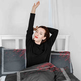 Set de ropa de cama con manta terapéutica negro Let's Play