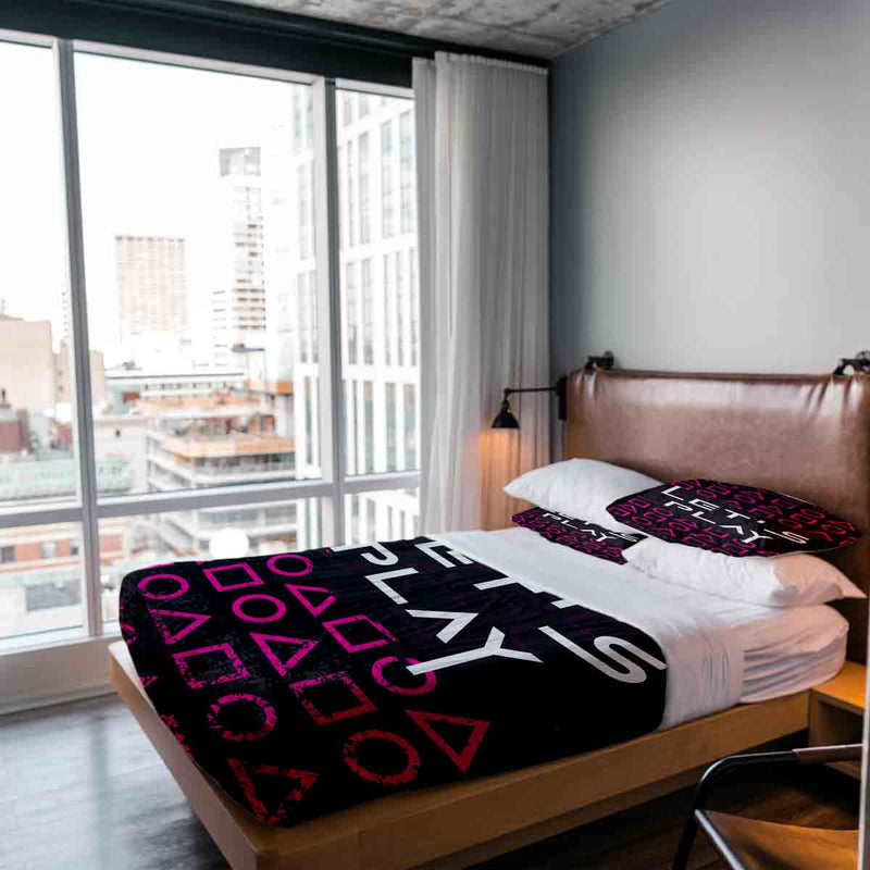 Set de ropa de cama con manta terapéutica Let's Play