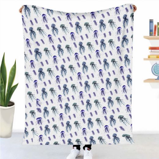 Manta terapéutica original - Funda de algodón medusas