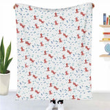 Manta terapéutica original - Funda de algodón Peces rojos