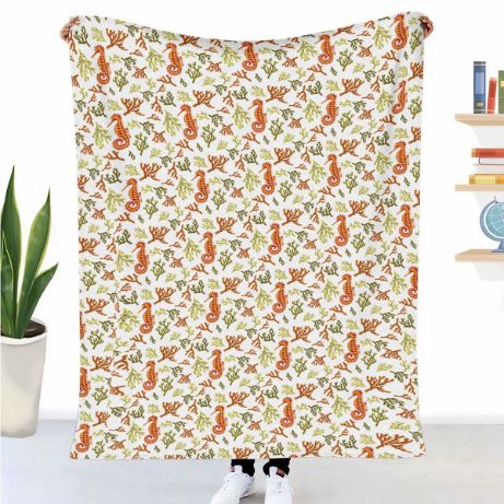 Manta terapéutica original - Funda de algodón caballito de mar