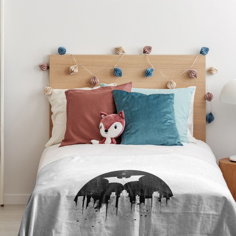 Manta terapéutica original - Funda de algodón Batman blanco