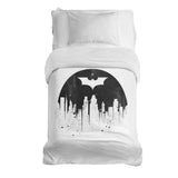 Manta terapéutica original - Funda de algodón Batman blanco