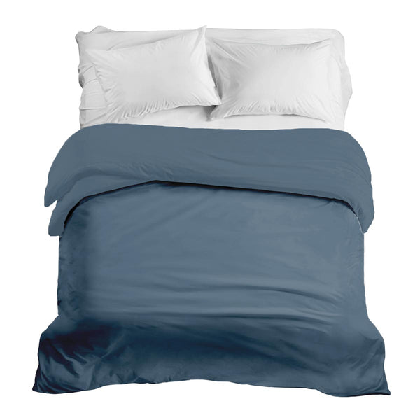 Manta terapéutica original - Funda de algodón en azul paloma