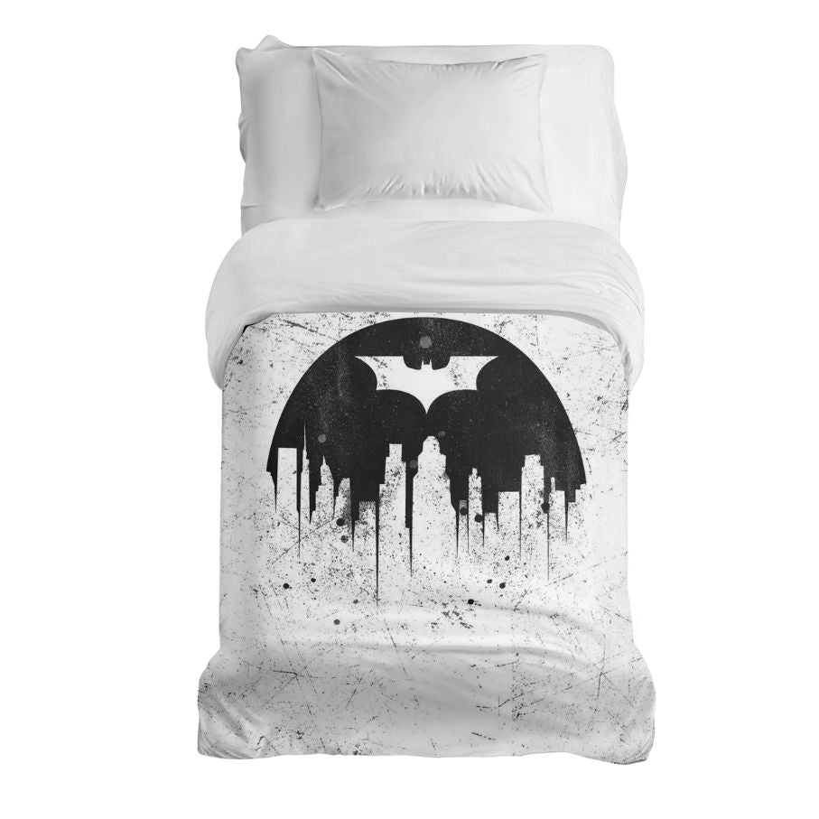 Manta terapéutica original - Funda de algodón gris Batman